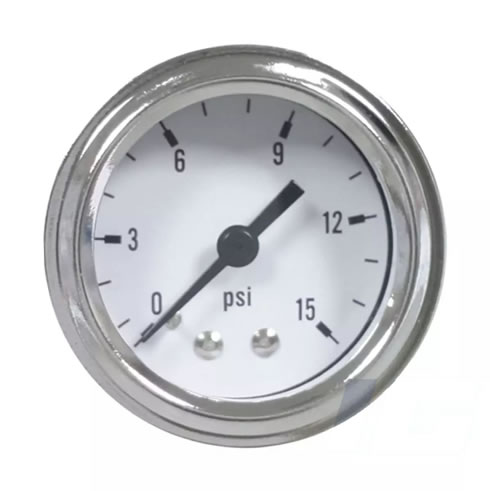 White Face - Industrial Mechanical Pressure Gauge Meter Tester